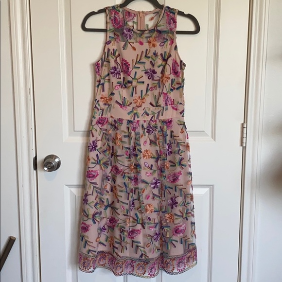 Neiman Marcus Embroidered Dress - Picture 2 of 5